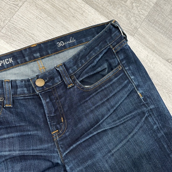 J.Crew Toothpick Ankle Jeans – Size 30 – Dryden Wash - Picture 5 of 10